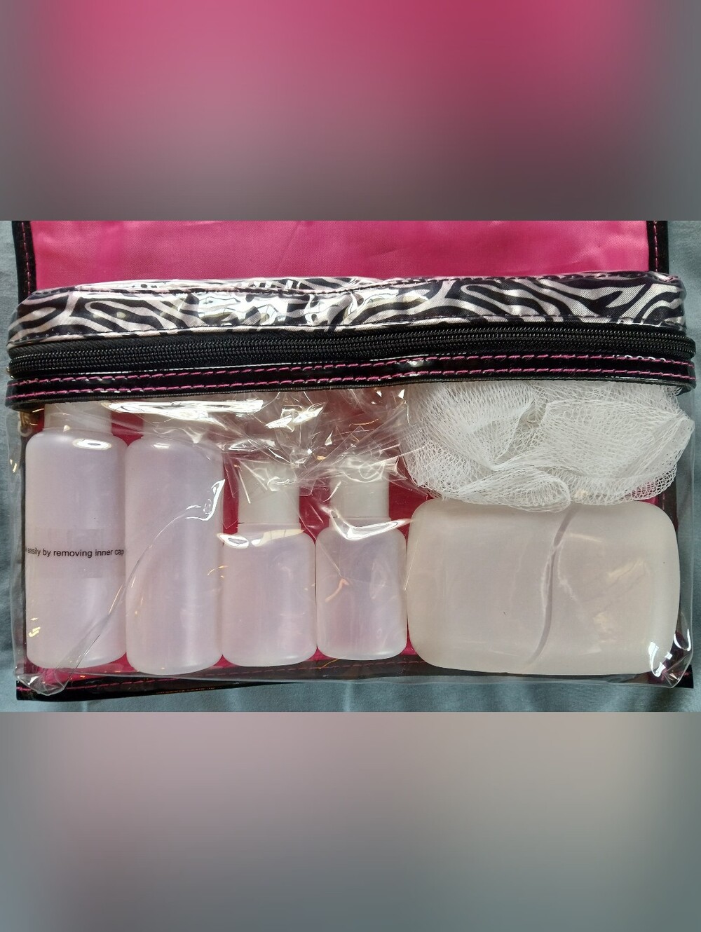 Travel Bath & Body Kit - Pink